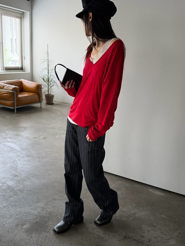 Together V Tee by Foset for Women - view 7