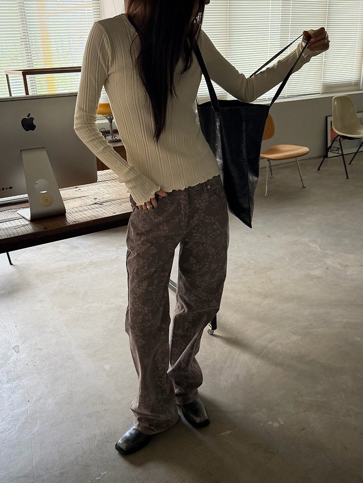 If Printing Pants by Foset for Women - view 12