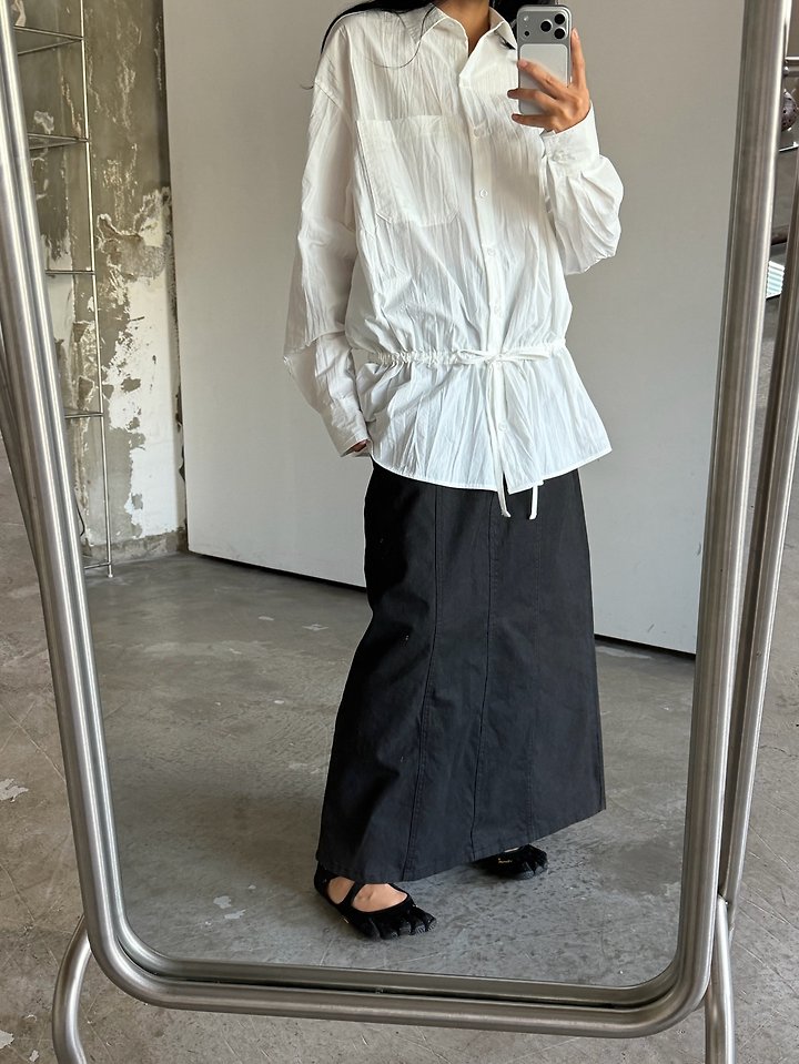 Crease String Blouse by Foset for Women - view 9