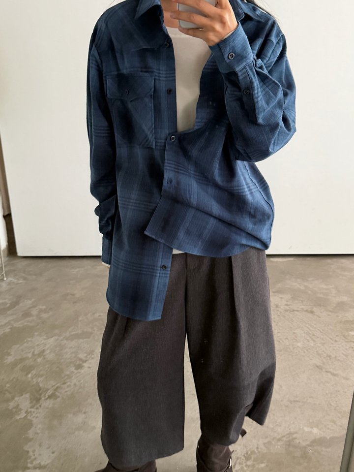 Haide Check Shirt by Foset for Women - view 8