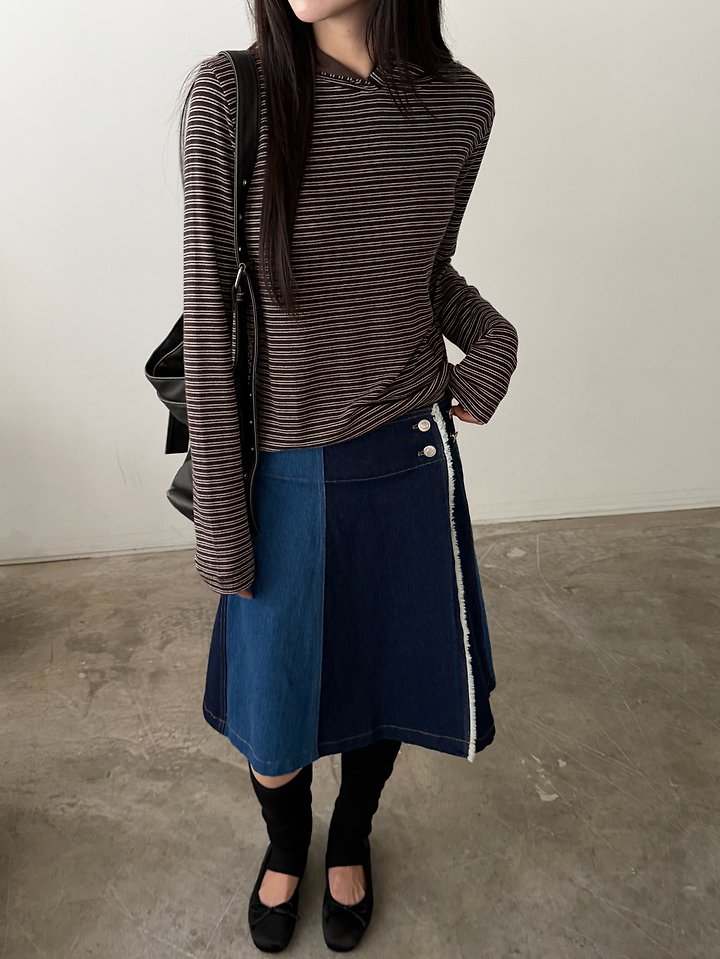 Latte Hooded Tee by Foset for Women - view 9