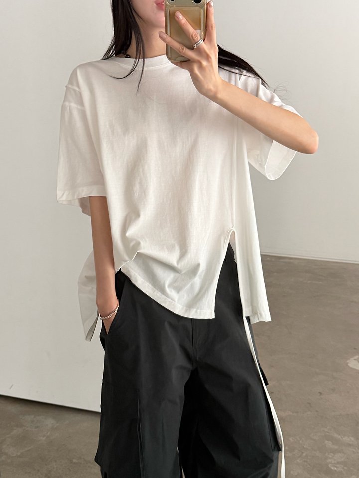 Ash Slit Tee by Foset for Women - view 4