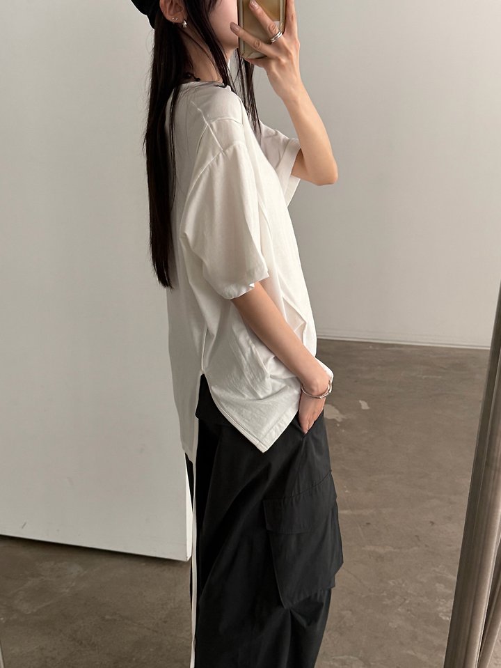 Ash Slit Tee by Foset for Women - view 8
