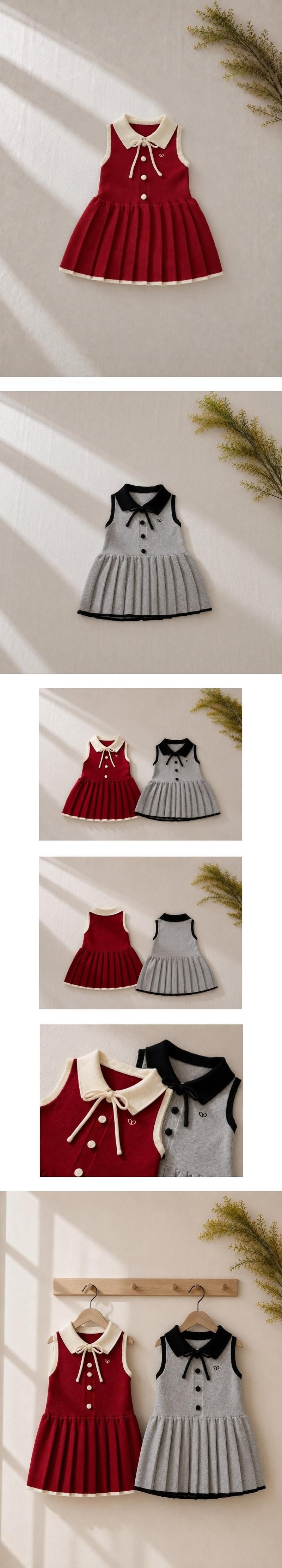 Bongbong Ribbon Dress by Hanacoco for Child - view 1