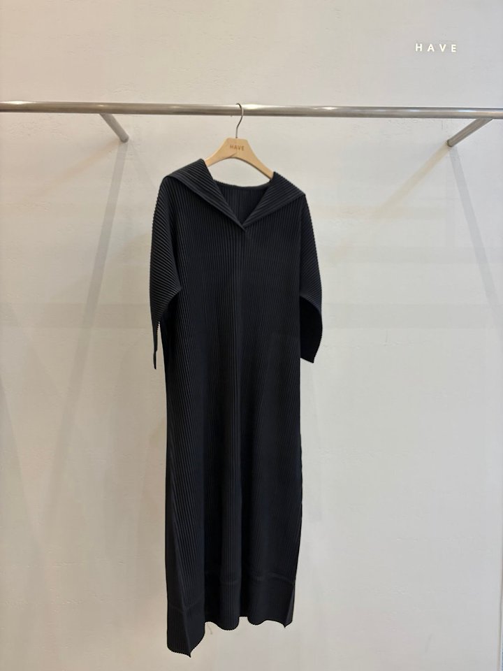 Sailor Collar Pleats Dress by Have for Women - view 1