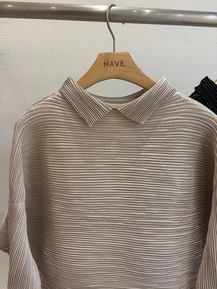 Moa Collar Pleats Blouse by Have for Women - view 3