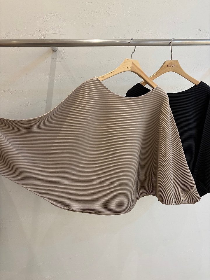Round Batwing Pleats Blouse by Have for Women - view 2