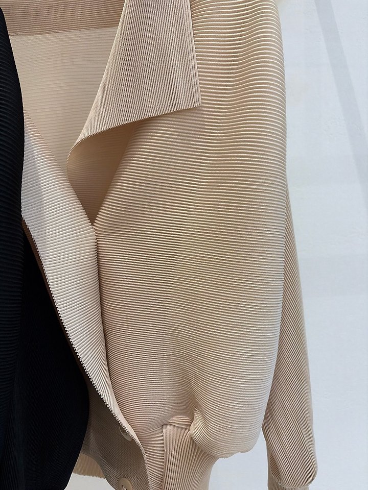 Lune Pleats Double Collar Jacket by Have for Women - view 4
