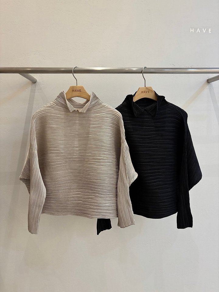 Moa Collar Pleats Blouse by Have for Women - view 5