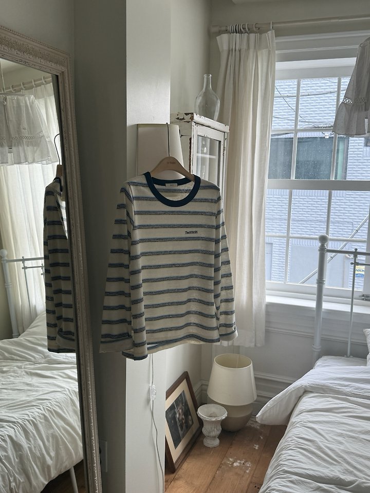 Sandy Striped Long Sleeve Tee by Hiyann for Women - view 5