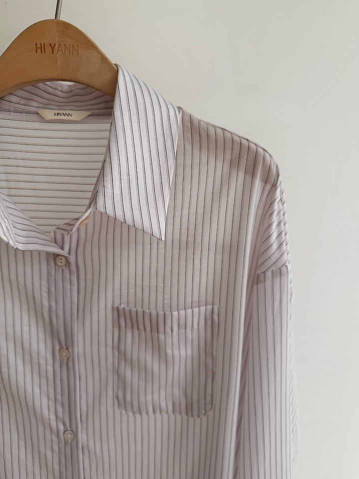 Loebe Striped Shirt by Hiyann for Women - view 3