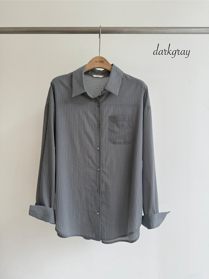Loebe Striped Shirt by Hiyann for Women - view 6