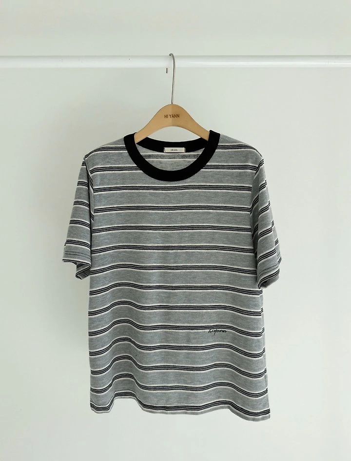 Sandy Striped Tee by Hiyann for Women - view 4