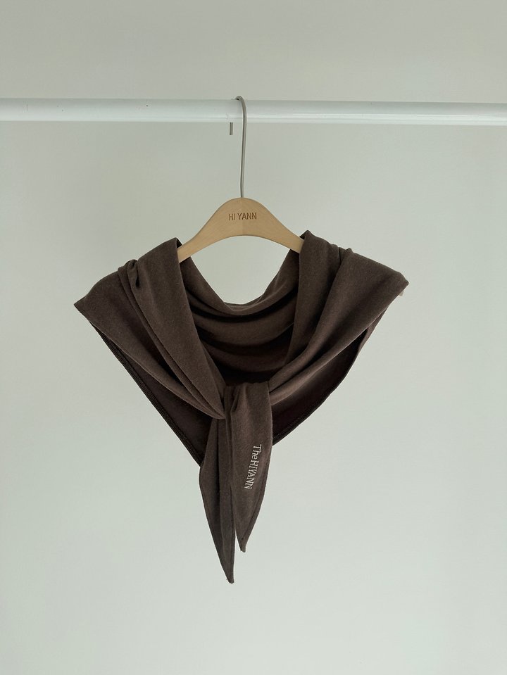 Wool Triangle Muffler by Hiyann for Women - view 8