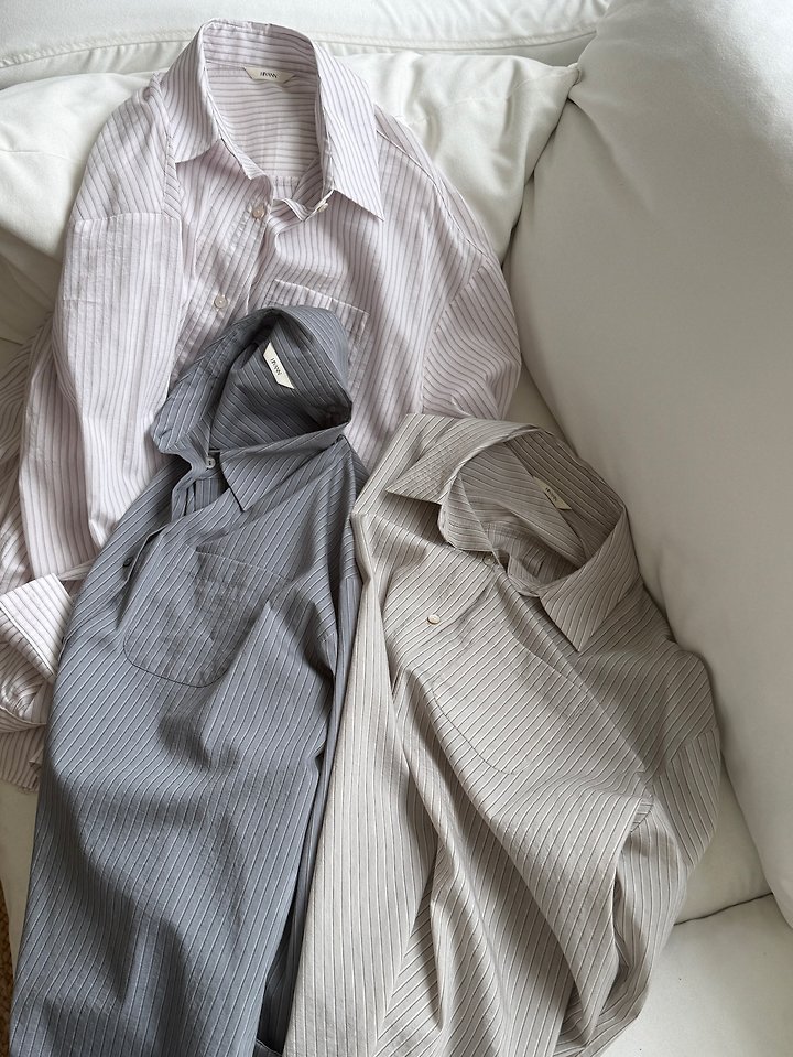 Loebe Striped Shirt by Hiyann for Women - view 11