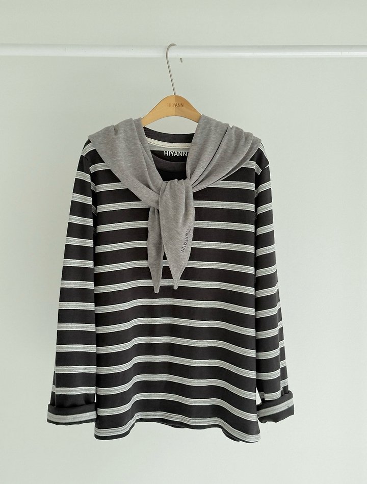 Haru Striped Tee by Hiyann for Women - view 7