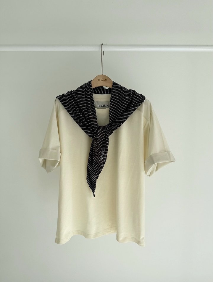 Color Block Raglan Tee by Hiyann for Women - view 7