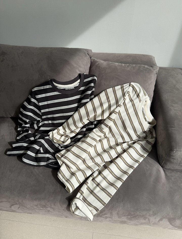 Haru Striped Tee by Hiyann for Women - view 10