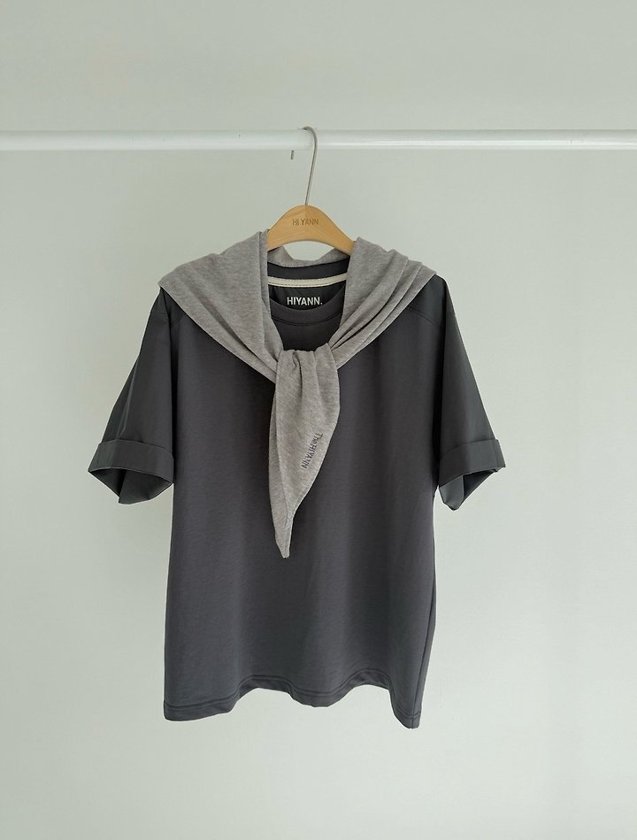 Color Block Raglan Tee by Hiyann for Women - view 8