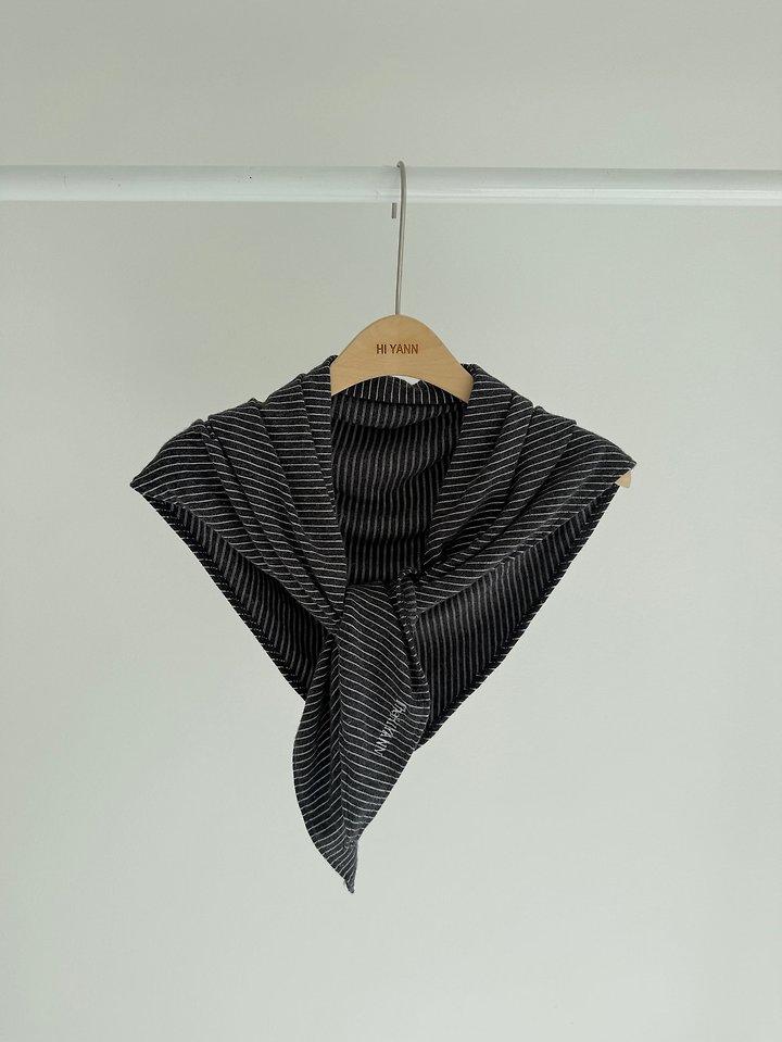 Wool Triangle Muffler by Hiyann for Women - view 5
