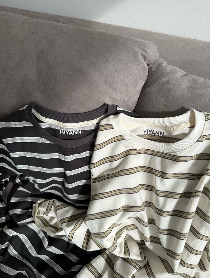 Haru Striped Tee by Hiyann for Women - view 11
