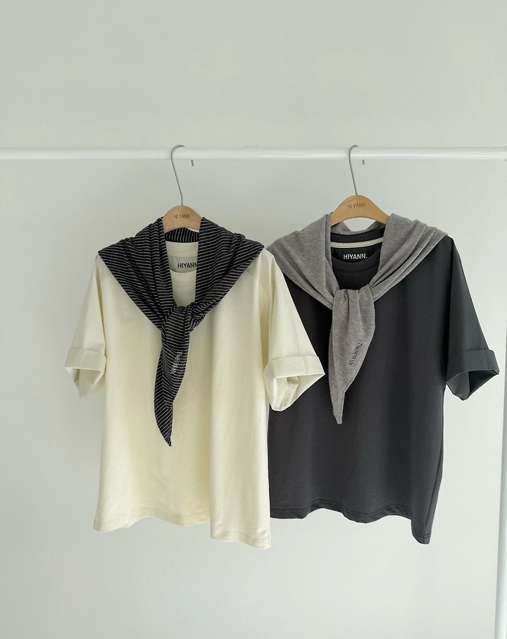 Color Block Raglan Tee by Hiyann for Women - view 9