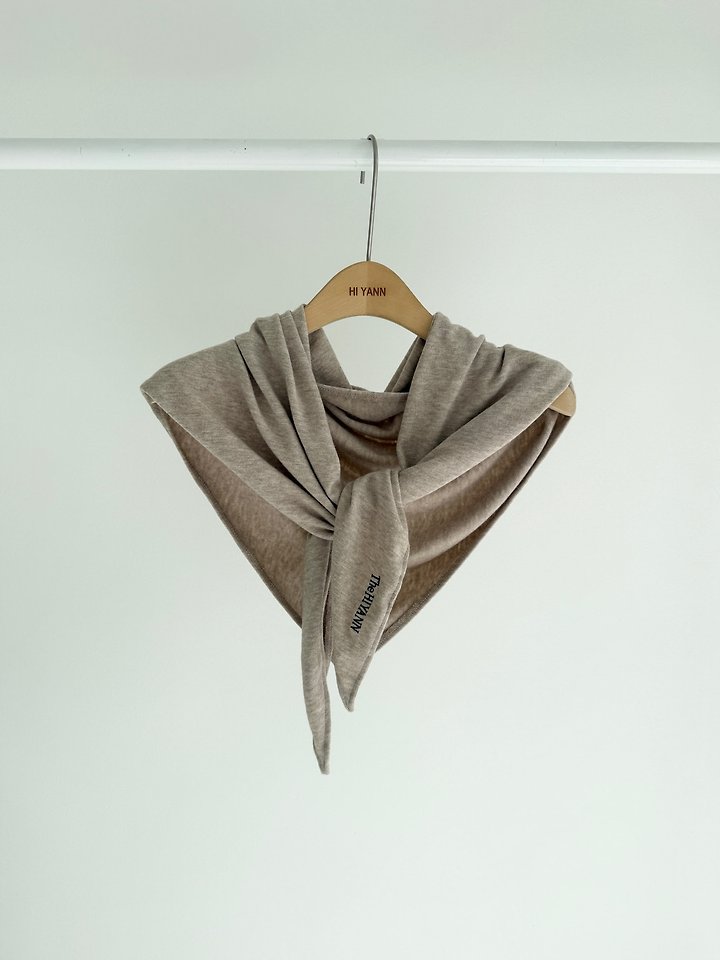 Wool Triangle Muffler by Hiyann for Women - view 6
