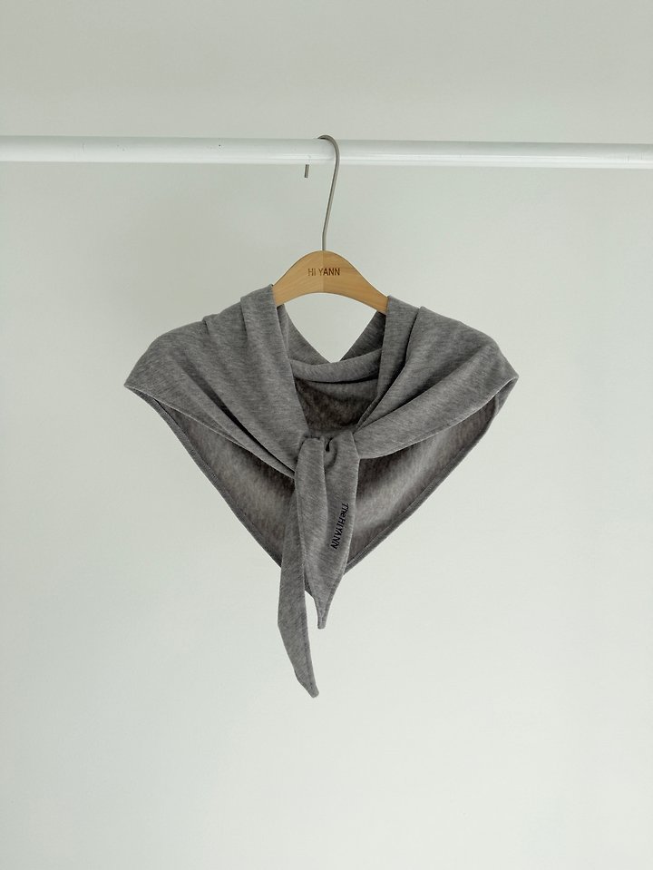 Wool Triangle Muffler by Hiyann for Women - view 7