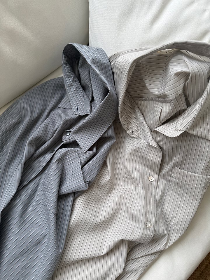 Loebe Striped Shirt by Hiyann for Women - view 9