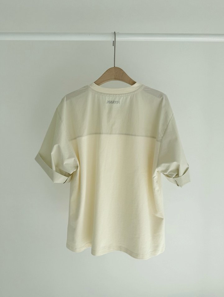 Color Block Raglan Tee by Hiyann for Women - view 4