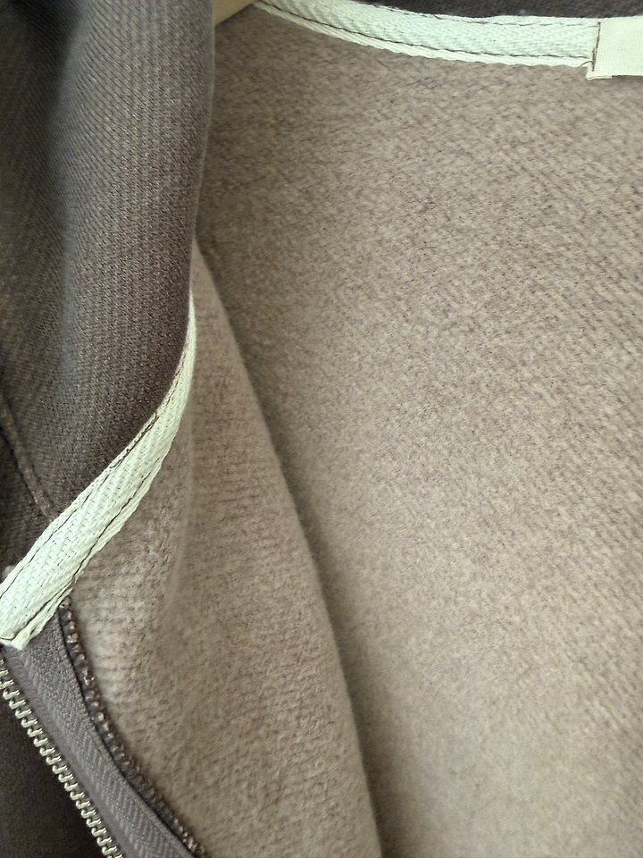 Fleece Pigment Hooded Zip-Up by Hiyann for Women - view 5