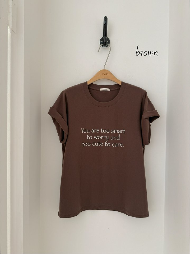 Peach Cute Tee by Hiyann for Women - view 2