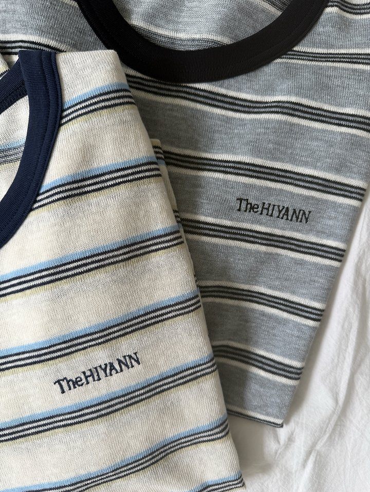 Sandy Striped Long Sleeve Tee by Hiyann for Women - view 8