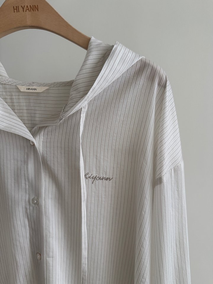 Tencel Hooded Shirt by Hiyann for Women - view 3
