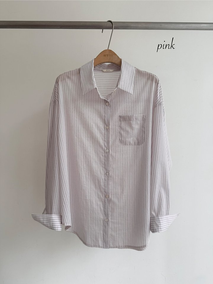 Loebe Striped Shirt by Hiyann for Women - view 2