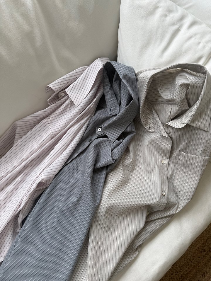 Loebe Striped Shirt by Hiyann for Women - view 8