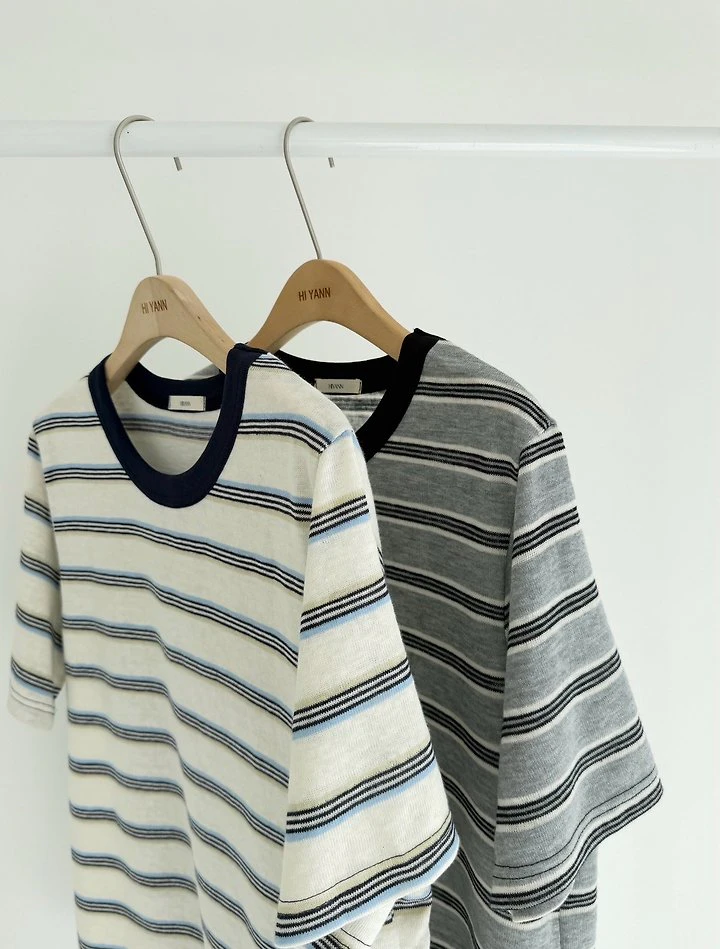 Sandy Striped Tee by Hiyann for Women - view 1