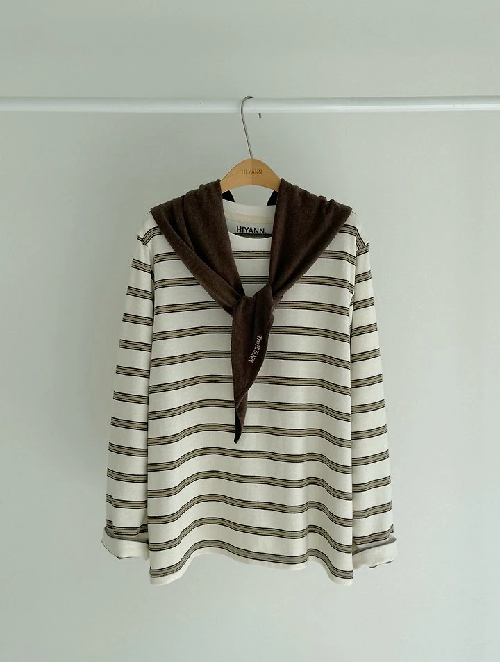 Haru Striped Tee by Hiyann for Women - view 4
