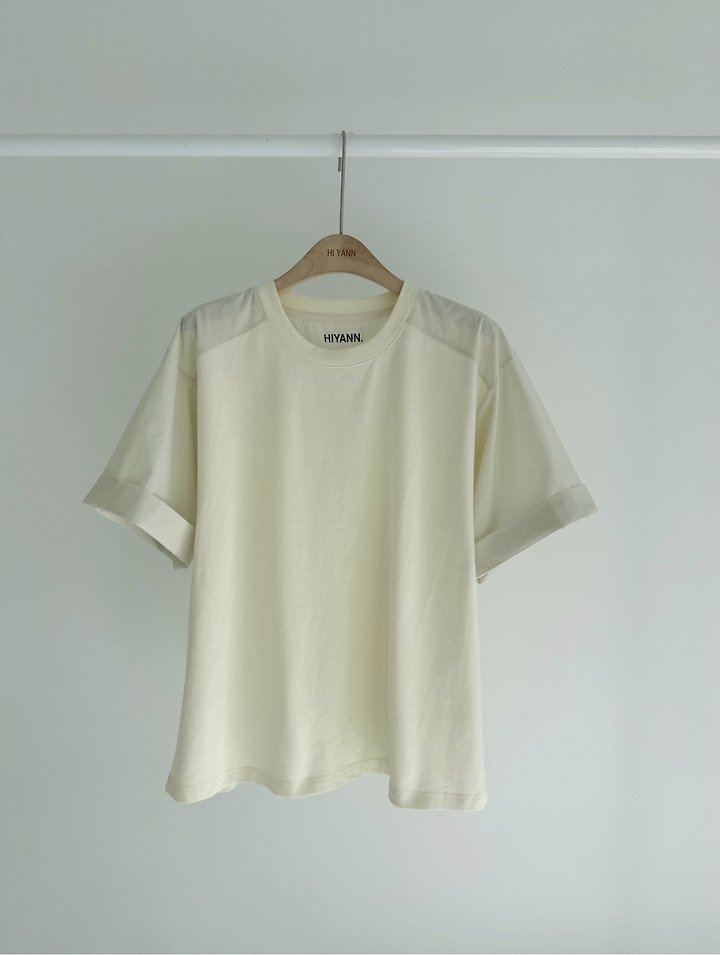 Color Block Raglan Tee by Hiyann for Women - view 2