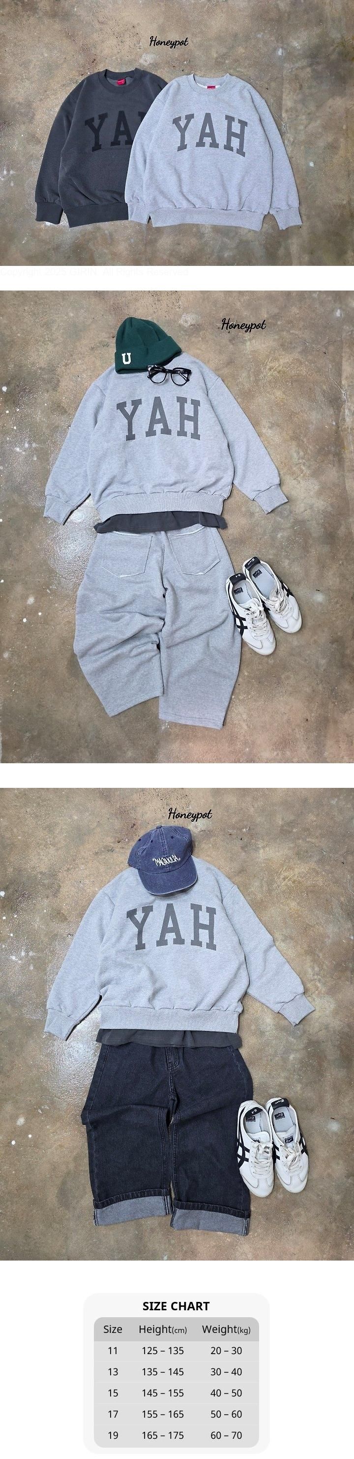 Yes Sweatshirt-Melange by Honeypot for Child - view 1