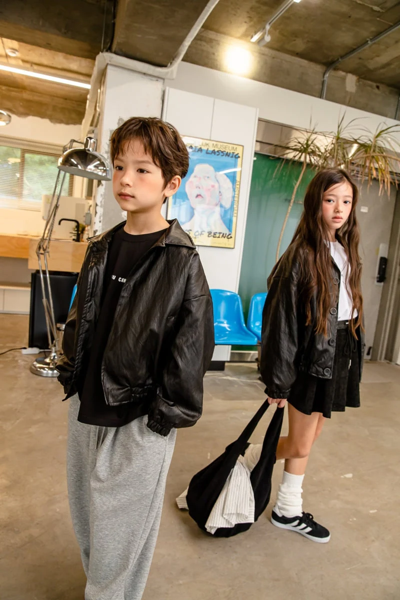 Nice Leather Jacket by I Love Jesus for Child - view 9