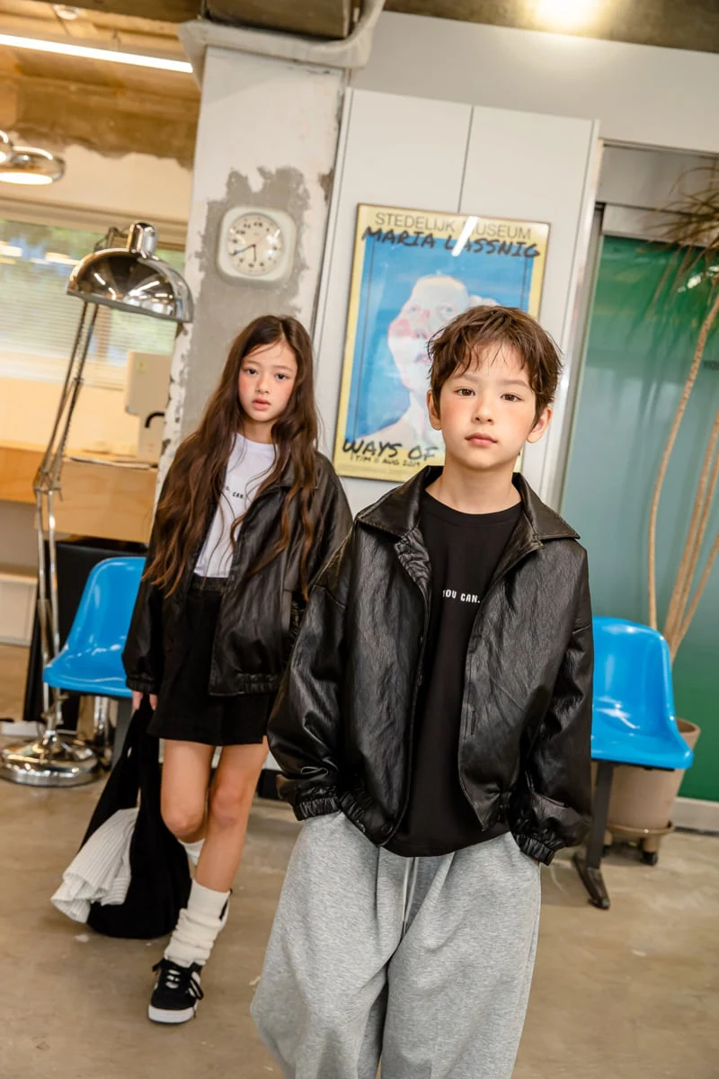 Nice Leather Jacket by I Love Jesus for Child - view 8