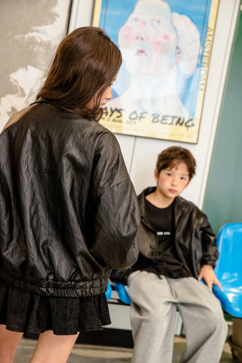 Nice Leather Jacket by I Love Jesus for Child - view 6