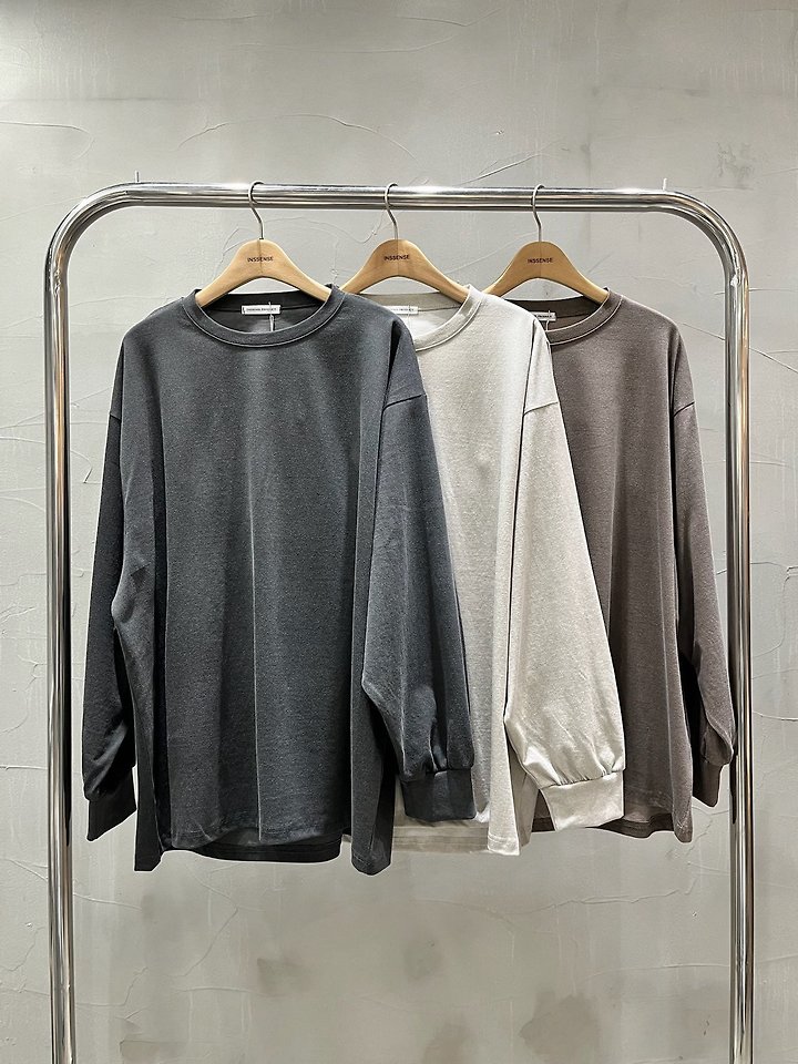 Oversized Pigment Open-Back Sweat T by Inssense for Women - view 9