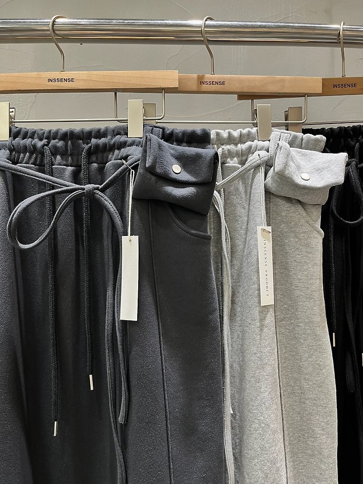 Strap 2-Way Pocket Sweat Maxi Skirt by Inssense for Women - view 9