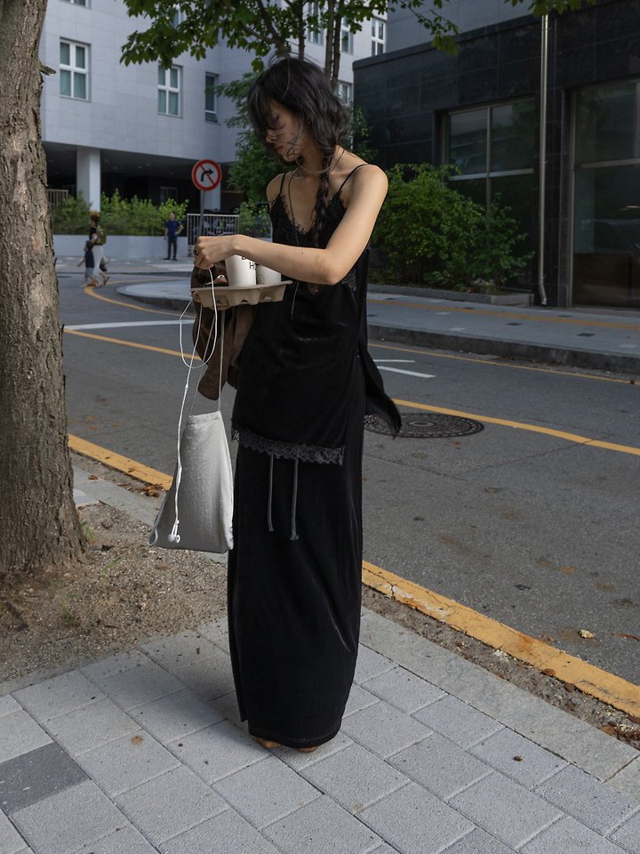 Velvet Ease Maxi Skirt by Inssense for Women - view 11