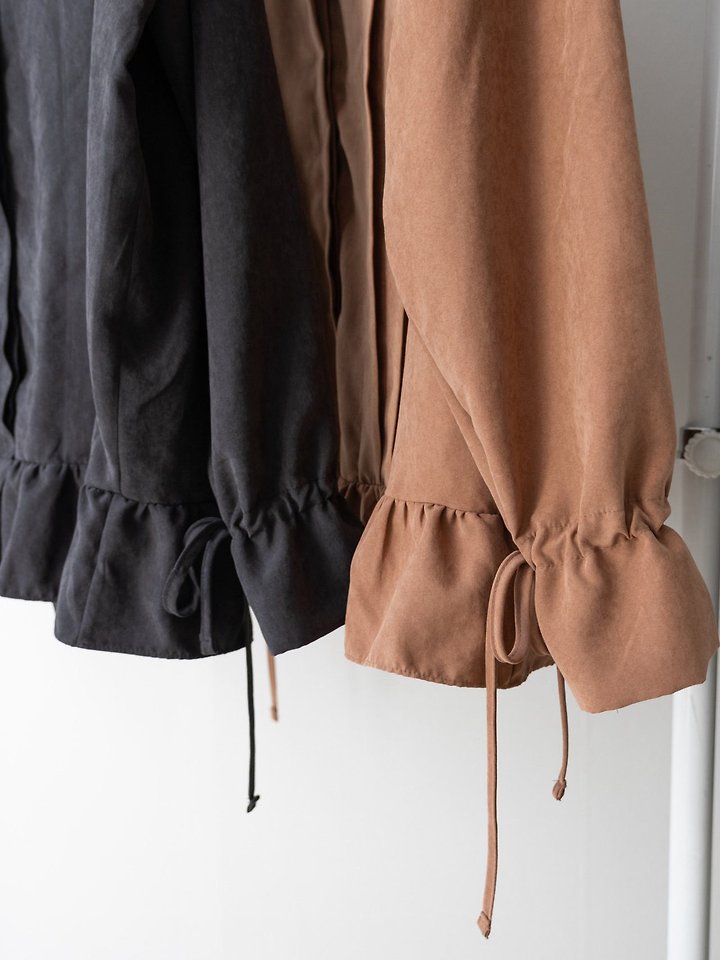 Suede Pintuck Shirring Blouse by Inssense for Women - view 10