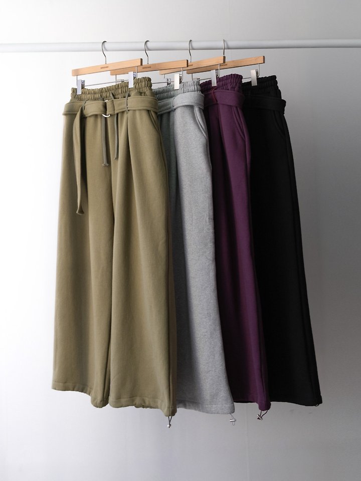 Premium Heavy Weight Belted Sweat Pants by Inssense for Women - view 10