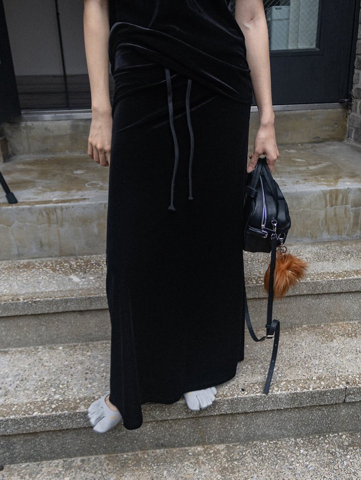 Velvet Ease Maxi Skirt by Inssense for Women - view 1