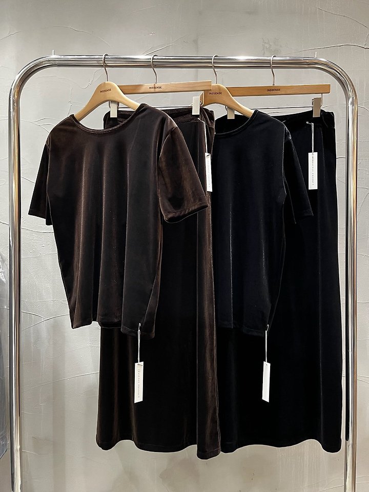 Velvet Ease Maxi Skirt by Inssense for Women - view 9